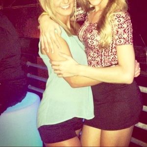 Sleeveless Sheer Button-down